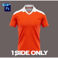 Jersey Retro End Collar Mockup  | Mockup Jersey