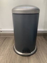 IKEA MJÖSA 腳踏式垃圾桶 深灰色 12升