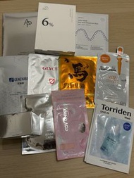 多款面膜 眼膜AP AmorePacific BB Amino Dercent Geneharbor Glycel eye mask, I.skin focus 雪肌馬油 Mediheal Pitan