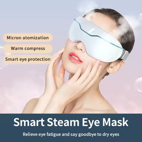 Eye Mask Steam 3D Electric Eye Massager with Smart Heat Hot Compress Eye Protector Electric Nano Ste