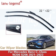 Car Wiper Blades For Mercedes Benz C-Class W206 S206 2021 2022 2023 C180 C200 C220d C300d C300 C400 