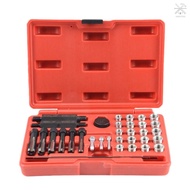 【h2dtsg】33PCS Glow Plug Thread Repair Kit Steel Thread Repair Tool Cylinder Head Glow Plug Tap Threa