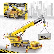 READY STOCK AND FAST DELIVERY KAZI 8045 (380 pcs) City Build Crane Block