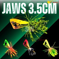 Umpan Pancing Casting Lure MONCROT Jump Frog Geol Mini Panjang Jaws Triangle