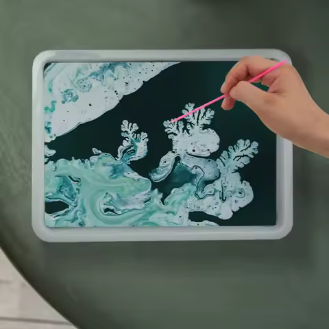 Kids Water Marbling Paint Set Non Toxic DIY Arts Crafts