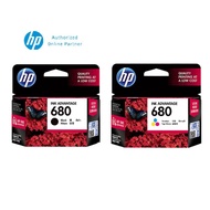 HP INK AND TONER CARTRIDGE 680 SET ORIGINAL (680 BLACK (F6V27AA) 680 TRI-COLOR (F6V26AA))