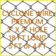 ♚ ▧ ▥ CYCLONE WIRE 2 X 2 OR 4 X 4 HOLE  GAUGE 14 ( STANDARD HABA)