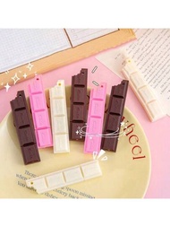 創意巧克力圆珠笔套装（粉色+白色+棕色），卡通仿真食品笔，学生文具礼品