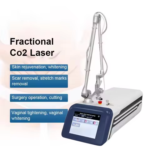 Fractional CO2 Equipment 4d Fotona Mini Skin Stretch Marks Treatment Device 60w Pigment Removal Face