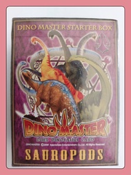 การ์ดไดโนมาสเตอร์มินิเดค Dino Master Starter Box  Sauropods การ์ดใบเล็ก 1 กล่อง มี 30 ใบ เหมาะสำหรับสะสม