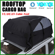 YUKYR Car Roof Cargo Bag 600D Oxford Cloth Dust-proof Waterproof Foldable Travel Storage Bag Luggage Box Car Top Carrier DFNFD