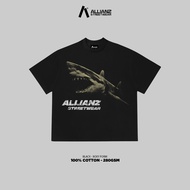 T-shirt 280GSM Sharks Allianz.21 Boxy Form 100% Cotton