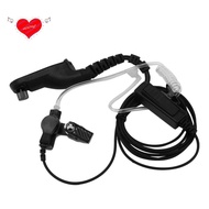FBI Air Acoustic Tube Earpiece PTT Mic Headset for Motorola XiR P8668 P8268 APX 7000 XPR 6500 XPR 65