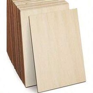 5/12/26pcs 6x4in Plywood Craft Sheets: Versatile & Precise For DIY, Wood Burning, CNC Projects - Woo
