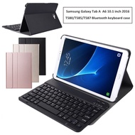 For Samsung Galaxy Tab A A6 10.1'' 2016 SM-T580 T585 T587 T580N Keyboard+Case High Quality With Stand Flip Leather Cover