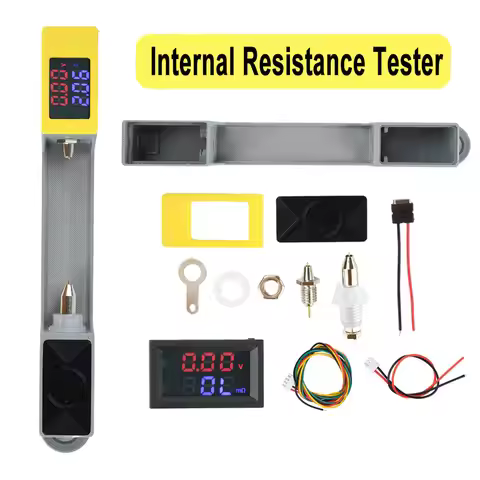 DC 4-12V VR452 Internal Resistance Tester 0.56 inch Double Digital Display Battery Voltage Internal
