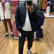 ใหม่2024แท้ญี่ปุ่น UNIQLO Joge U Family มีปกเสื้อแจ็กเก็ตนักบิน U ชุดเบสบอลแจ็คเก็ตสั้น459618/442143
