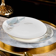 Bộ 10 Bát Gốm Sứ Ăn Cơm Trưa Bát Đựng Cơm Trưa Bát Đựng Mì Bát Đĩa Chén Đĩa Chén Sứ Xương Jingdezhen