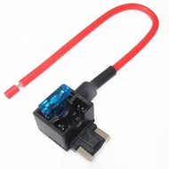 Micor Electrical Wire 16AWG 150mm Tail Blue Middle Connector with Fuse (1 Piece)