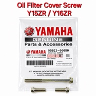 Y15ZR Y15 / Y16ZR Y16 (3pcs / 1 Set) Oil Filter Cover Screw Cap Cup Penutup Skrew Skru Original