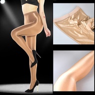 Big sales Sexy Slim 70D Shaping Flash Pantyhose Women Shiny Oil Satin Tights Dance Singer Reflective