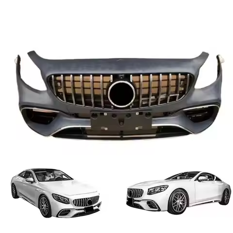 New Widebody Kit for W221 W222 S Class W217 S63 Coupe Front Bumper Grille