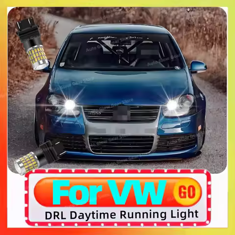 2x LED Daytime Running Light 6000K Day Lamp with Lens For VW Touran 5T1 EOS 1F Polo 6C Caddy 4 Touar