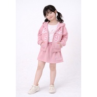 B@rbi3 Hoodie Jacket, Sando & Varsity Skirt 3in1