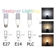 Designer Lighting [E27/PLC/E14] 10w Led Stick Bulb Mentol LED Daylight Coolwhite Warmwhite Light Bul