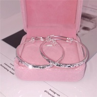 母女款纯银s999银饰手镯女S999纯999银饰手镯宝宝光面纯银饰手镯Female sterling silver s999 silver bracelet for female s20251107