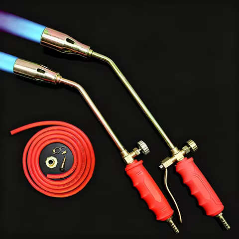 LPG Flamethrower Single And Double Switch Type Liquefied Gas Torch Welding Spitfire Gun Propane Sold