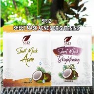Sr12 Sheet Mask Brightening Sheet Mask Acne Skincare - Facial Mask Original Brightening Face Mask Br