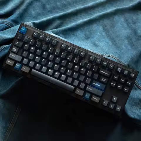 Interstellar keycap 153 key Blue Transparent Keycap Cherry Profile UV pad print PC Keycap For MX 64/