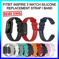 Fitbit Inspire 3 Watch Silicone Replacement Strap / Band