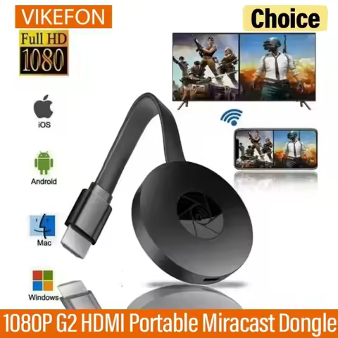 G2 1080P For Wifi HDMI-Compatible MiraScreen Display Anycast Portable Miracast Dongle Compatible For