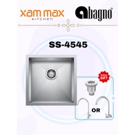 Abagno Under-Mount Single Bowl Kitchen Sink SS-4545