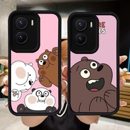Q12 Cute Bears soft Casing for VIVO Y35 IQOO Z9X Y01 Y01A Y55 Y75 Y56 Y15a Y16 Z9 Y15s Y22s Y22 13 Z