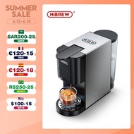 Hibrew Coffee Machine 4In1 Multiple Capsule Espresso Dolce Milk&amp;Nespresso&amp;ESE Pod&amp;Powder Coffee Maker Stainless Metal Outook H3