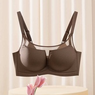sexy bra for sex calvin klein underwear woman No Steel Ring Mesh Breathable Breast Beauty Underwear 3D Three-dimensional Small Breast Push-up Bra with Anti-sagging and No-trace Bra