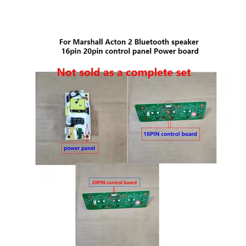 Original replacement For Marshall Acton 2 Bluetooth speaker 16pin 20pin control panel Power board ca