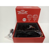 DRIVING ☍MINI  LED  LIGHT V6 mokoto brand Pair Motorcycle Very Bright Led Light LED Koren Chips ma