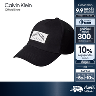 CALVIN KLEIN หมวกแก๊ป Heritage Crest Patch Baseball Cap รุ่น 4D5103G UB1-สีดำ