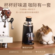 Coffee DF54P Professional Household Coffee Electric Grinder Italian SOE Titanium-Plated Flat Knife I