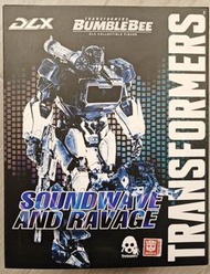 Threezero DLX Transformers Bumblebee 變形金剛 大黃蜂 Soundwave and Ravage 音波