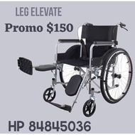 Same Day Delivery Within One Hour Self Propelled Lightweight Wheelchair Commode Walking Frame