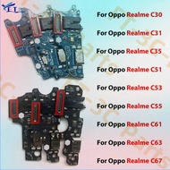 Fast Charging Board For Realme C61 C63 C30 C31 C35 C51 C53 C55 C65 C67 C71 C73 4G 5G USB Charging Po