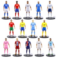 1Pcs 19cm Soccer Star Cristiano Ronaldo Lionel Messi Neymar Kylian Mbappé Jude Bellingham Erling Haa