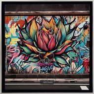 龍舌蘭數位版畫創作-街頭塗鴉風格(含框出售)限量印刷