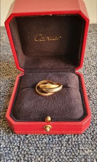 Cartier三環戒指50號（寬版）