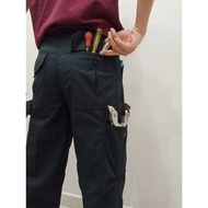 Seluar Kerja Tahan Lasak Cargo Pant 6 Pockets Seluar Uniform Kilang Kerja Long Pant Workwear Buatan 